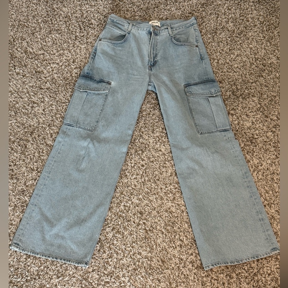 Agolde Minka Wide Leg Cargo Jeans